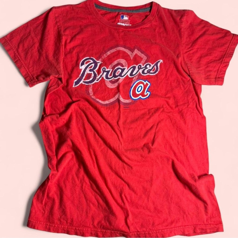 Genuine Merchandise Red Braves Tee